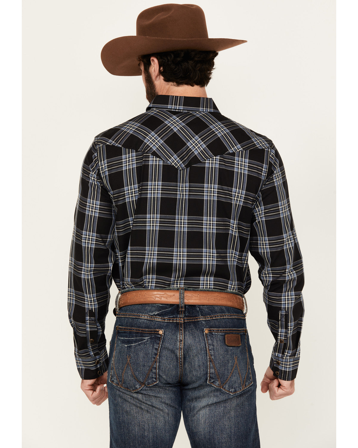 Men's Irving Plaid Print Long Sleeve Snap Western Shirt - B | Cody James Clothing|Sale