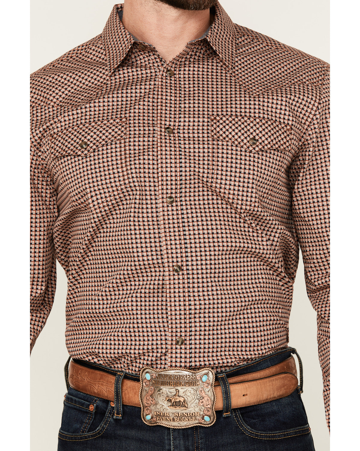 Men's Ramon Plaid Print Long Sleeve Snap Western Shirt | Cody James Clothing|Sale