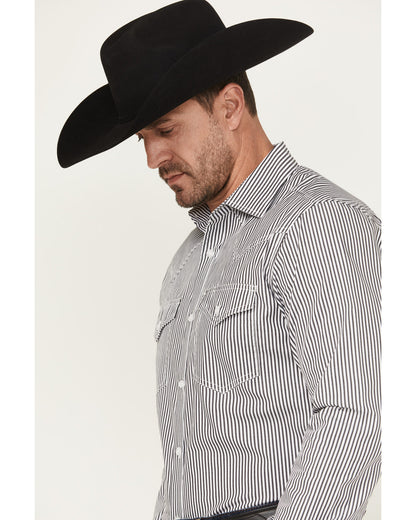 Black 1978® Men's Condor Striped Print Long Sleeve Button-D | Cody James Clothing