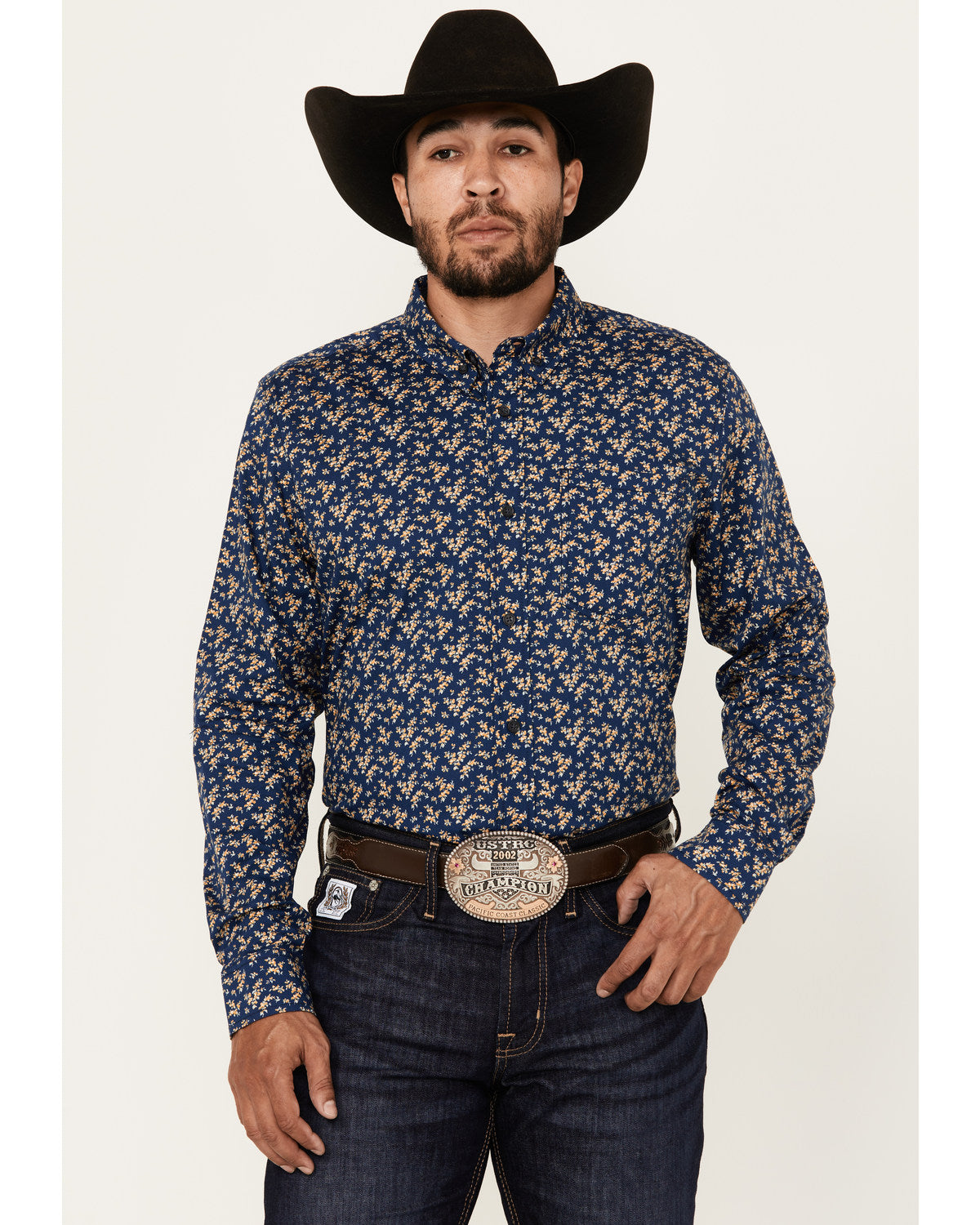 Men's El Camino Hills Floral Print Long Sleeve Button-Down | Cody James Clothing