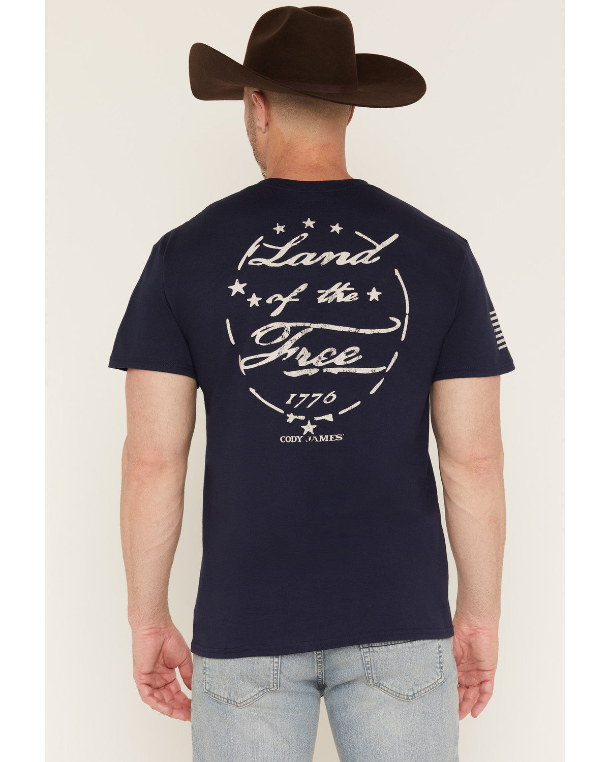 Men's America 250 Land of the Free Short Sleeve Graphic T-S | Cody James Clothing