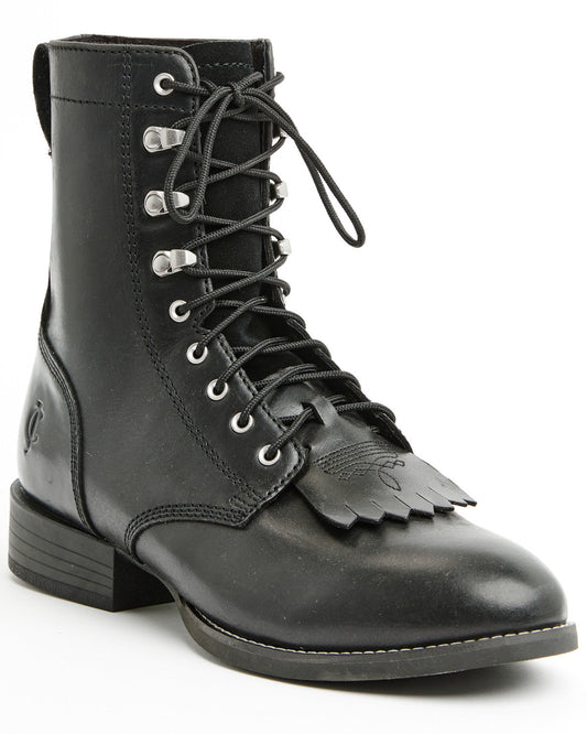 Men's 8" Highland Lace-Up Boots - Round Toe | Cody James Boots