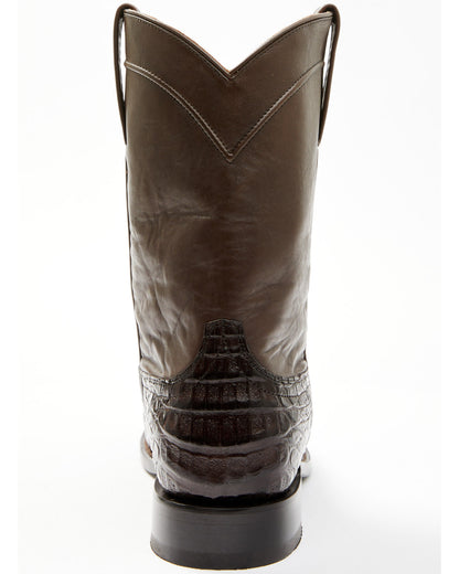 Black 1978® Men's Carmen Exotic Caiman Belly Roper Boots - | Cody James Boots