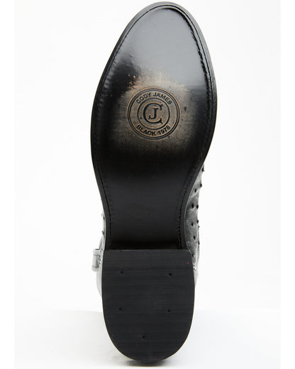Black 1978® Men's Carmen Exotic Full-Quill Ostrich Roper Bo | Cody James Boots