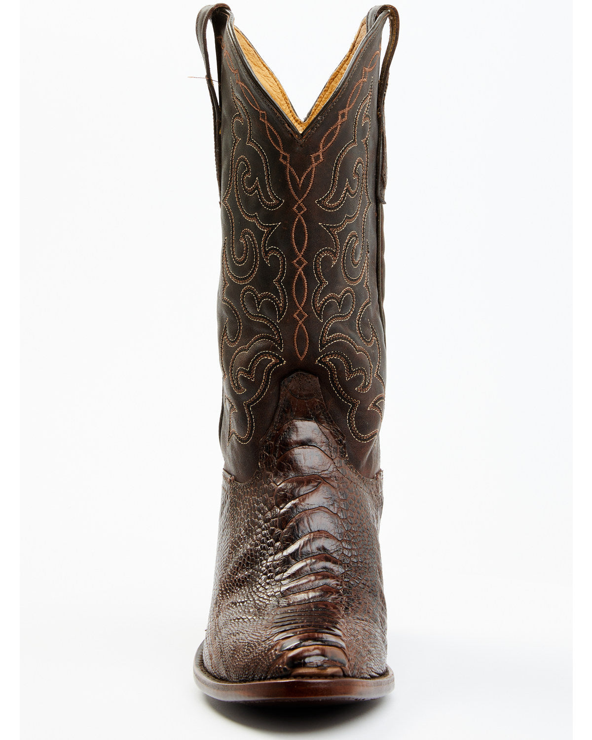 Men's Exotic Ostrich Leg Western Boots - Round Toe | Cody James Boots