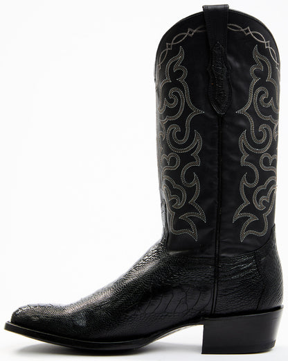 Men's Exotic Ostrich Leg Western Boots - Round Toe | Cody James Boots