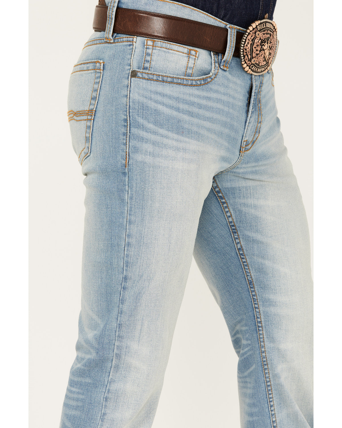 Men's Cowboy Wash Jackson Slim Straight Stretch Denim Jeans | Cody James Clothing