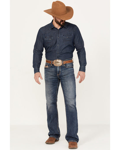 Men's Stonewall Wash Wyatt Slim Bootcut Stretch Denim Jeans | Cody James Clothing