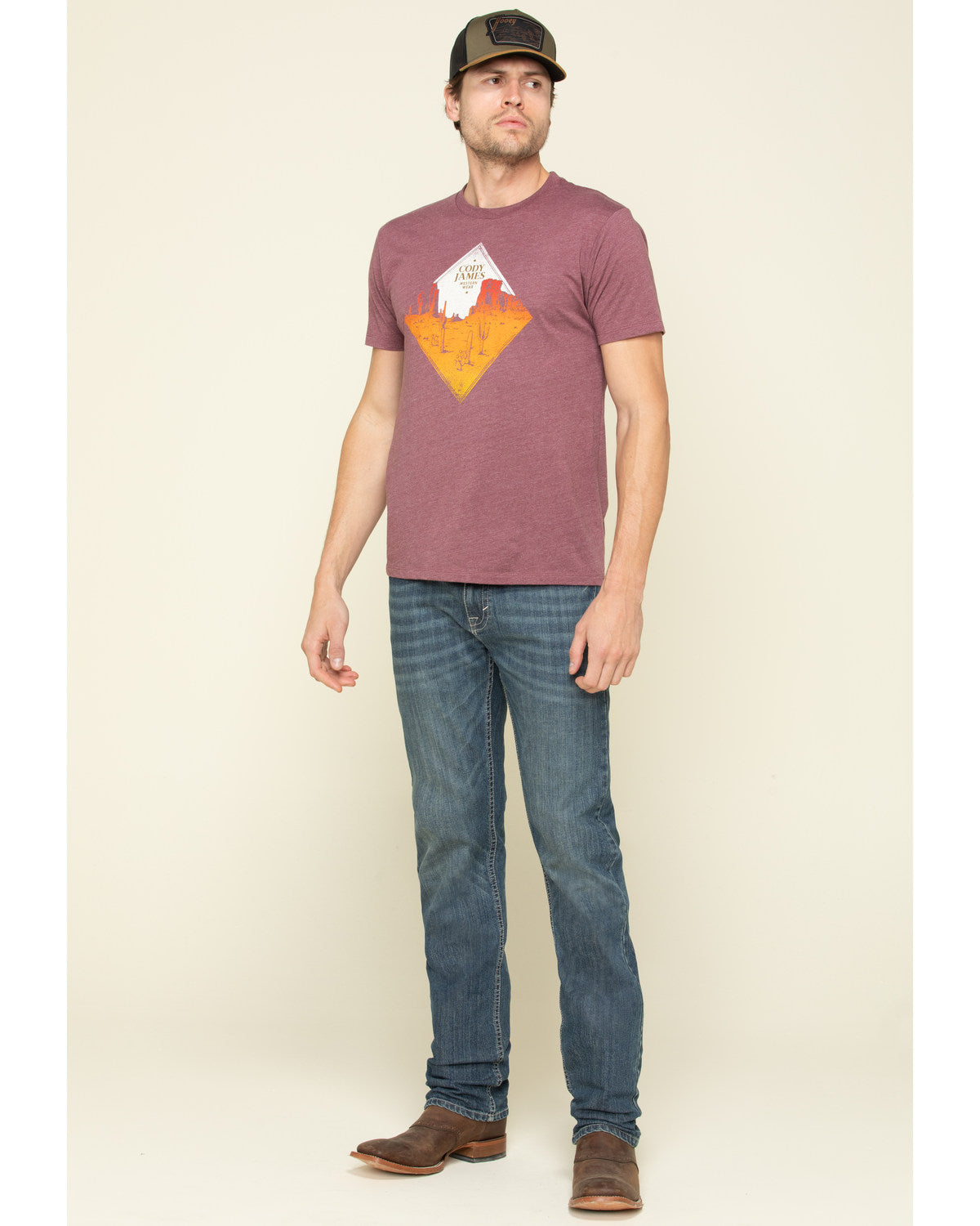 Men's Stone Cold Wash Jackson Slim Straight Stretch Denim J | Cody James Clothing