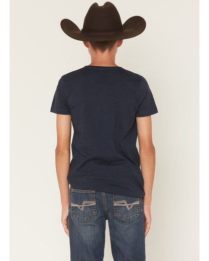 Boys' Skull Rodeo Short Sleeve Graphic T-Shirt | Cody James Clothing|Boys