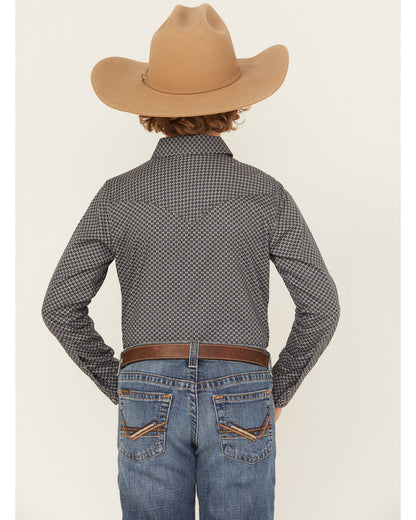 Boys' San Juan Geo Print Long Sleeve Snap Western Shirt | Cody James Clothing|Boys|Sale