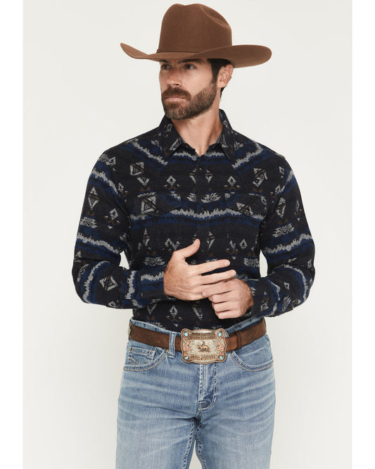 Men's Ironwood Southwestern Striped Long Sleeve Snap Flanne | Cody James Clothing|Sale