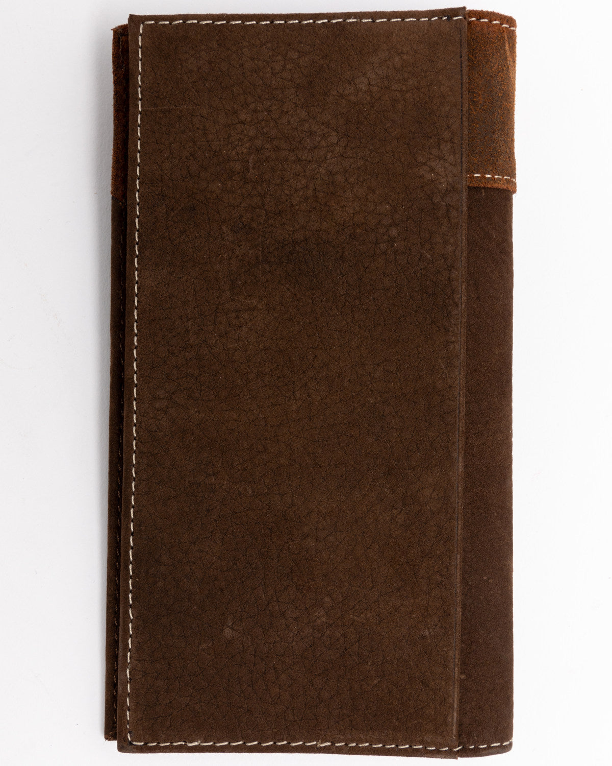 Men's Boot Stitch Long Horn Leather Checkbook Wallet | Cody James Accessories