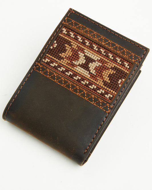 Men's Southwestern Bifold Leather Wallet | Cody James Accessories