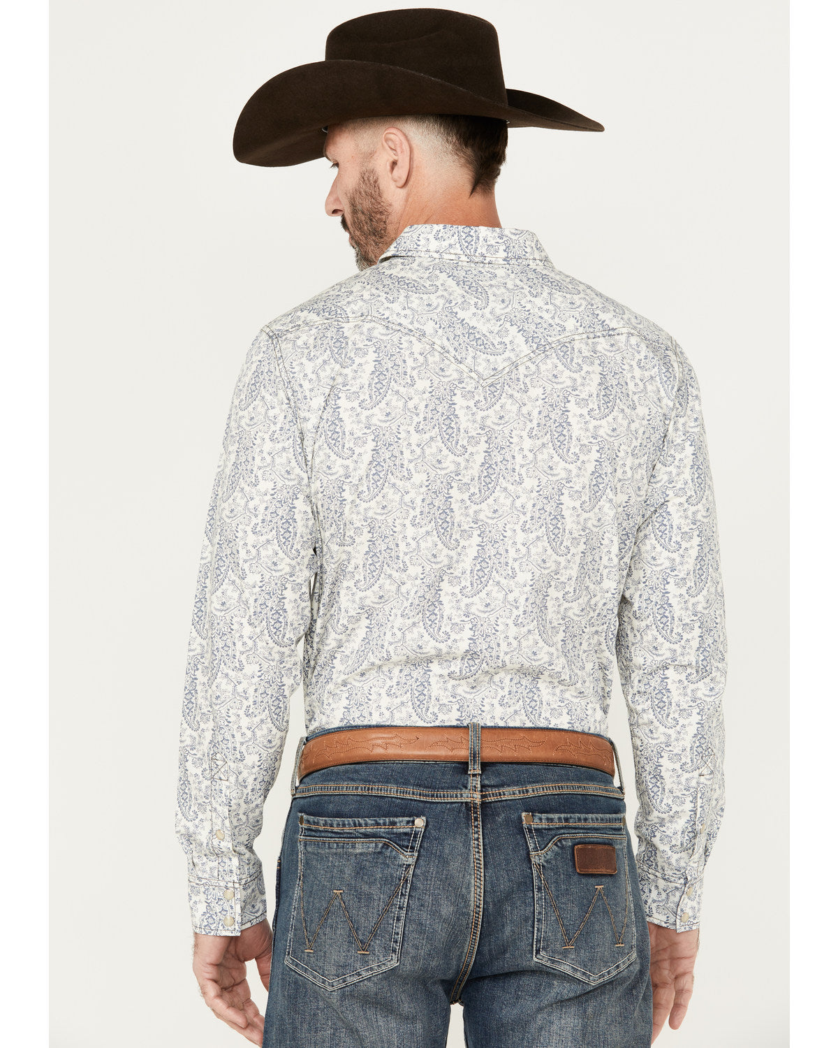 Men's Dagget Paisley Print Long Sleeve Snap Western Shirt - | Cody James Clothing|Sale