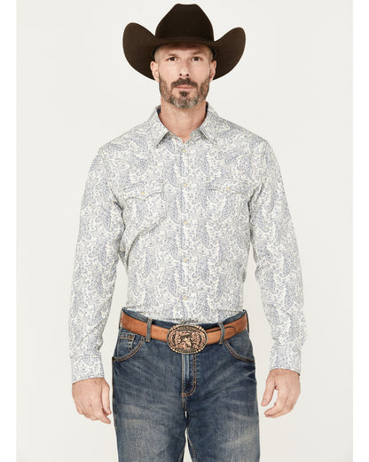 Men's Dagget Paisley Print Long Sleeve Snap Western Shirt | Cody James Clothing|Sale