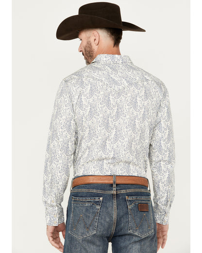 Men's Dagget Paisley Print Long Sleeve Snap Western Shirt | Cody James Clothing|Sale