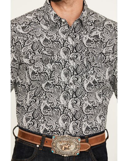 Men's Mamba Paisley Print Long Sleeve Western Snap Shirt | Cody James Clothing