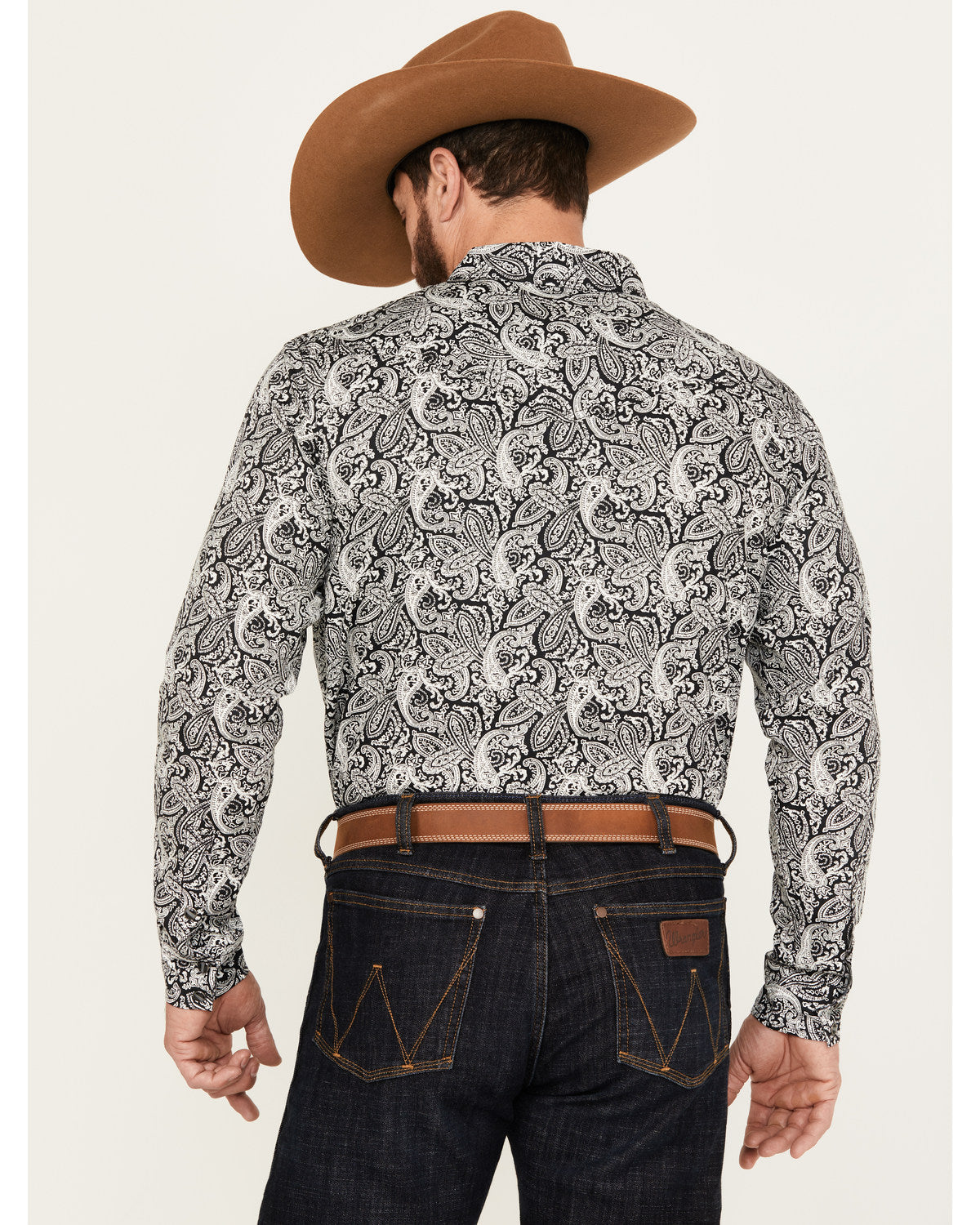 Men's Mamba Paisley Print Long Sleeve Western Snap Shirt | Cody James Clothing
