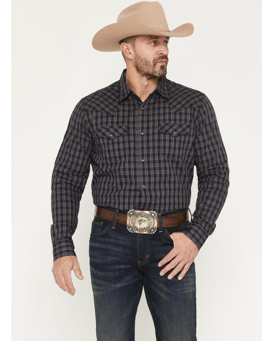 Men's Redstone Ranch Plaid Print Long Sleeve Snap Western S | Cody James Clothing