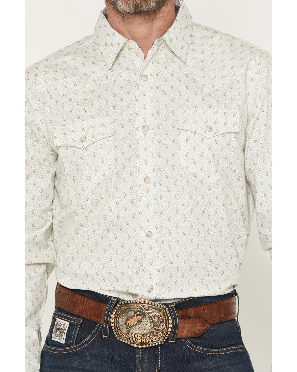 Men's Rocky Range Paisley Print Long Sleeve Snap Western Sh | Cody James Clothing