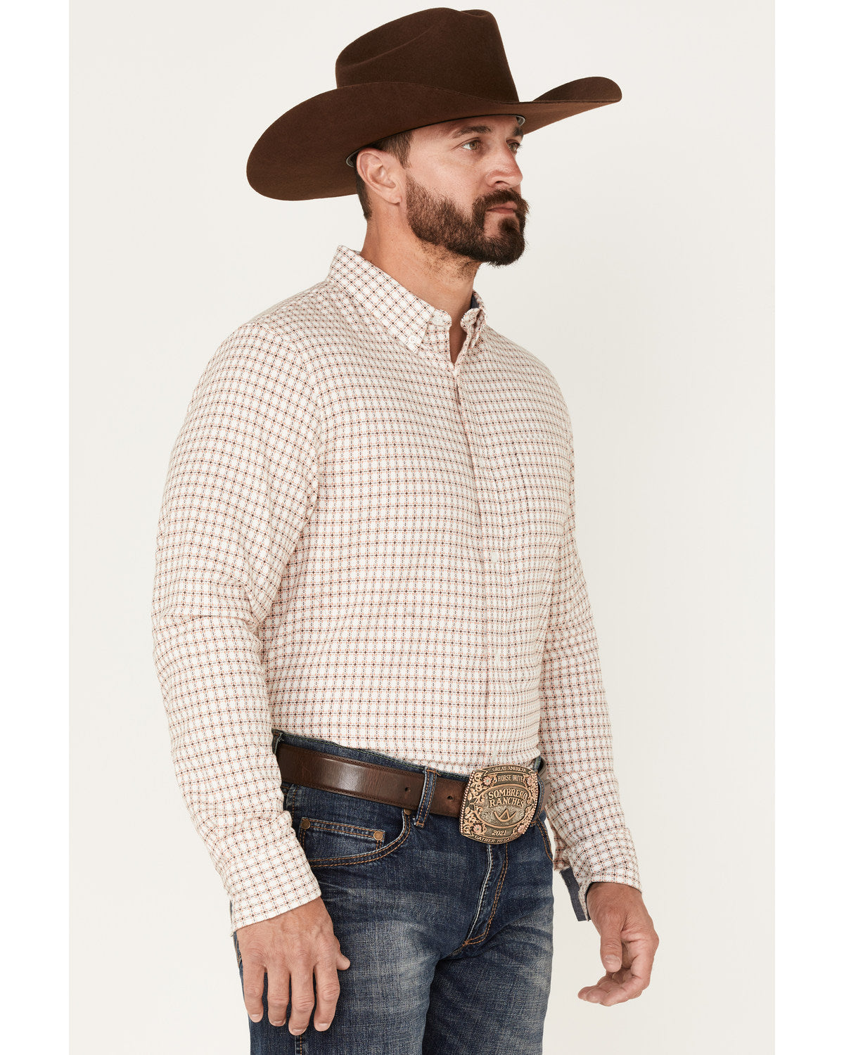 Men's Getaway Check Button-Down Western Shirt | Cody James Clothing|Sale