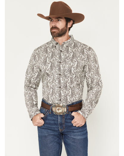 Men's Dagget 2.0 Paisley Print Long Sleeve Button-Down Stre | Cody James Clothing
