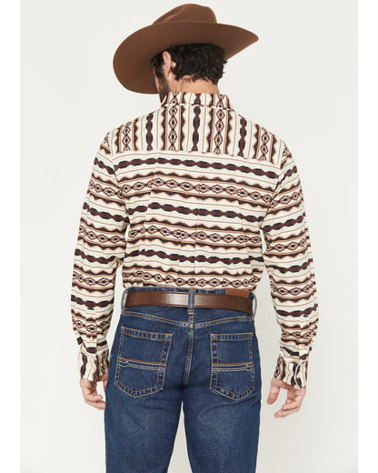 Men's Maverick Southwestern Print Long Sleeve Button-Down S | Cody James Clothing