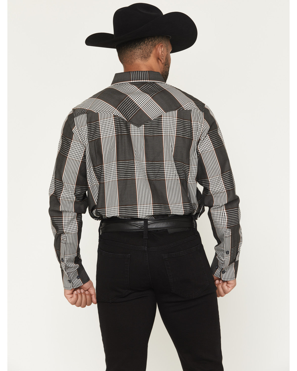 Black 1978® Men's Ace Plaid Print Long Sleeve Button-Down W | Cody James Clothing