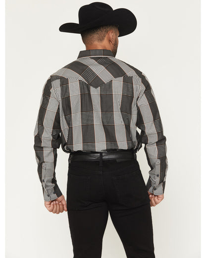 Black 1978® Men's Ace Plaid Print Long Sleeve Button-Down W | Cody James Clothing