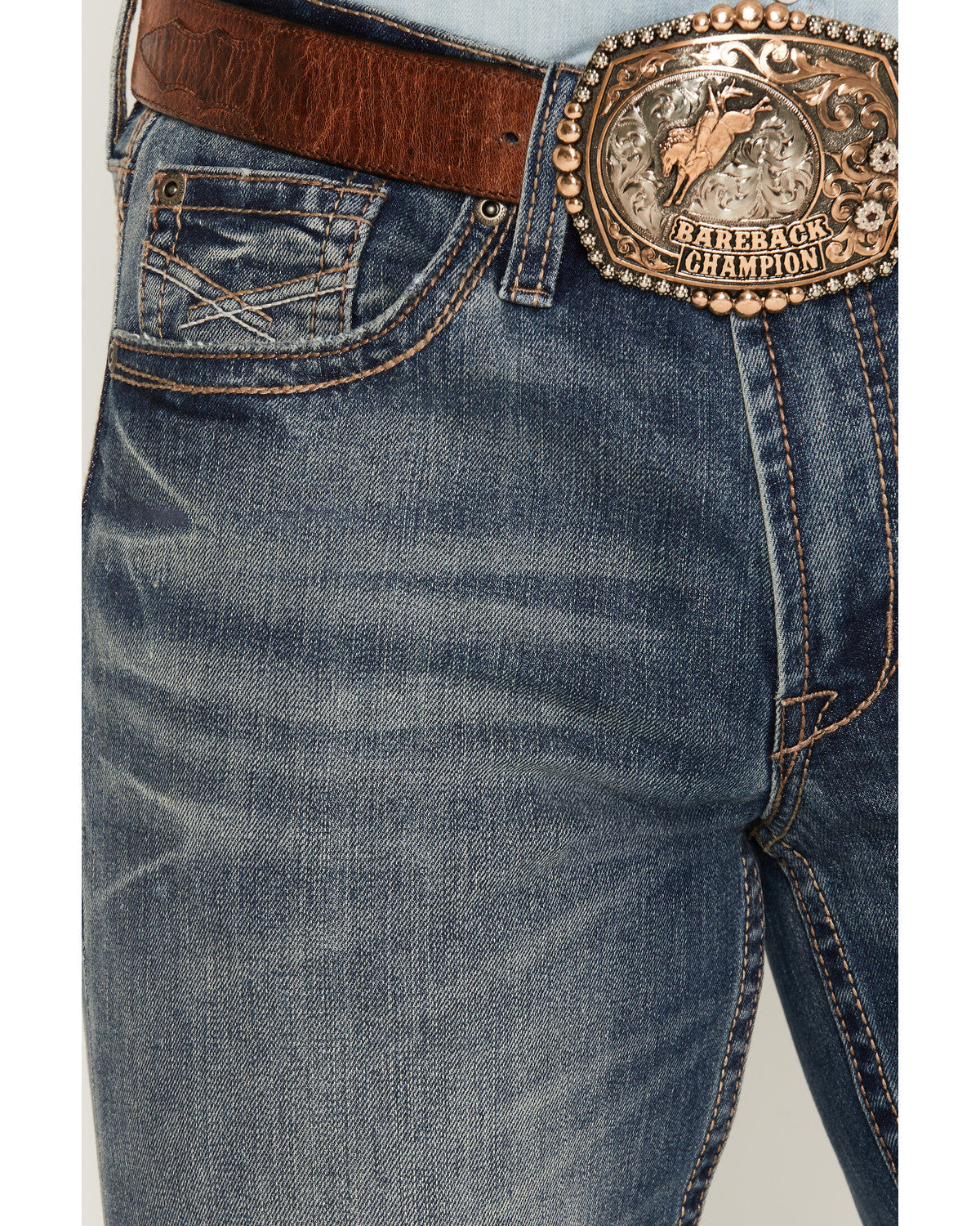 Men's Denver Wash Wyatt Slim Bootcut Stretch Denim Jeans | Cody James Clothing