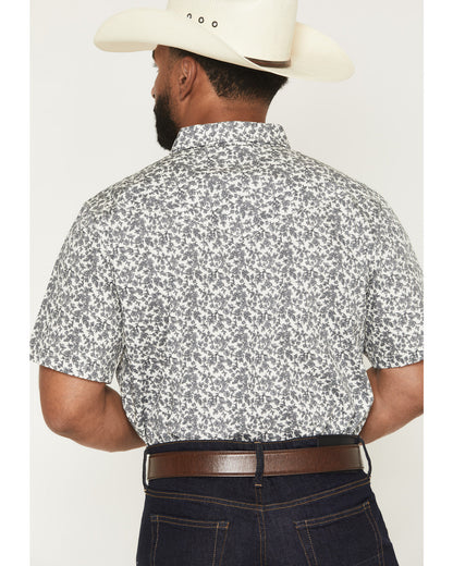 Men's Flynn Floral Print Short Sleeve Snap Western Shirt | Cody James Clothing