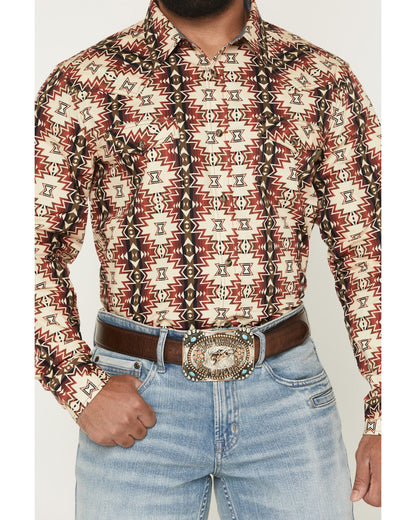 Men's Thatcher Southwestern Print Long Sleeve Snap Western | Cody James Clothing