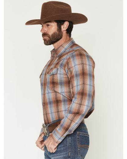Men's Wiley Plaid Print Long Sleeve Plaid Print Long Sleeve | Cody James Clothing