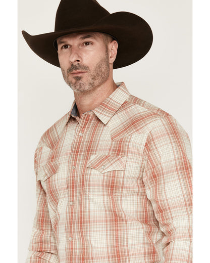 Men's Legend Dobby Plaid Print Long Sleeve Snap Western Shi | Cody James Clothing