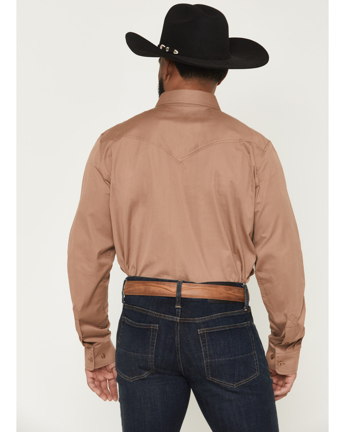 Black 1978® Men's Lawman Solid Long Sleeve Button-Down West | Cody James Clothing