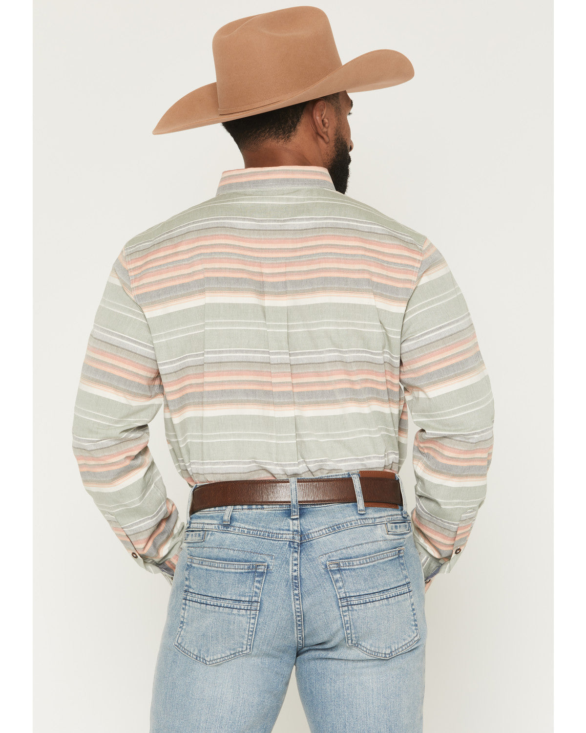 Men's Harlan Striped Print Long Sleeve Button-Down Western | Cody James Clothing