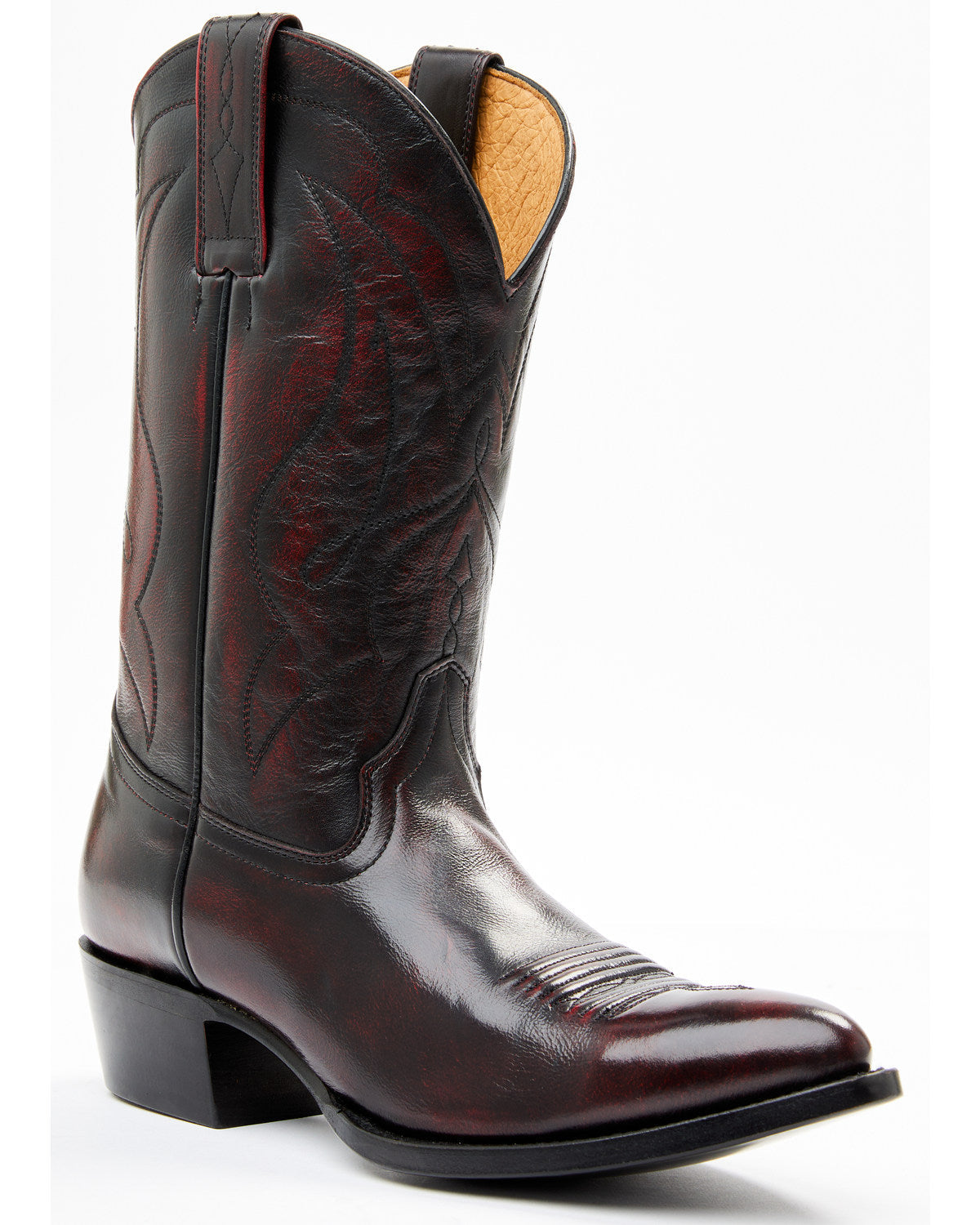 Men's Black Cherry Western Boots - Round Toe | Cody James Boots