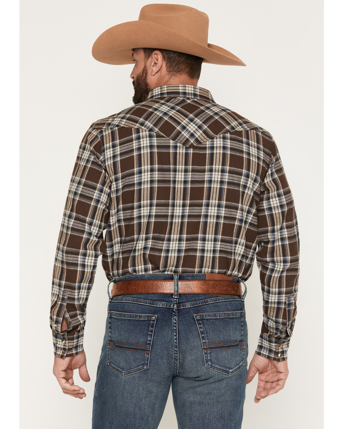 Men's Mud Pit Plaid Print Long Sleeve Snap Flannel Shirt | Cody James Clothing