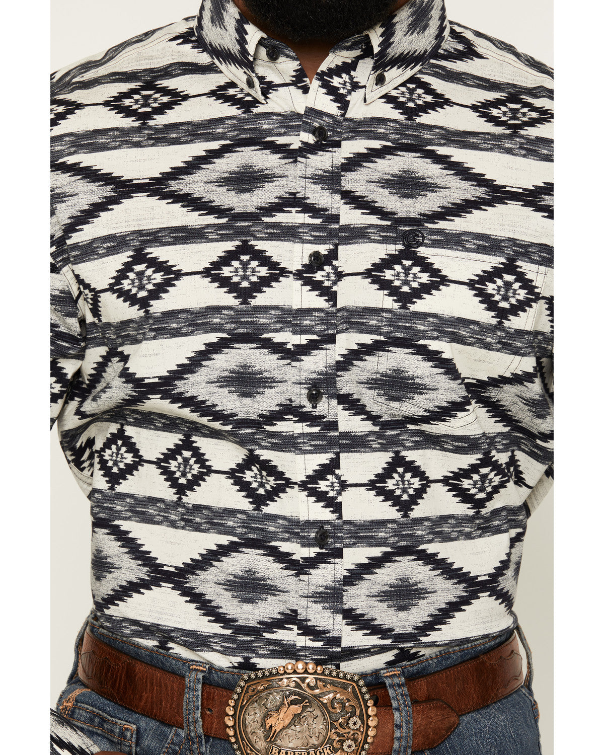 Men's Tiki Room Southwestern Print Long Sleeve Button-Down | Cody James Clothing