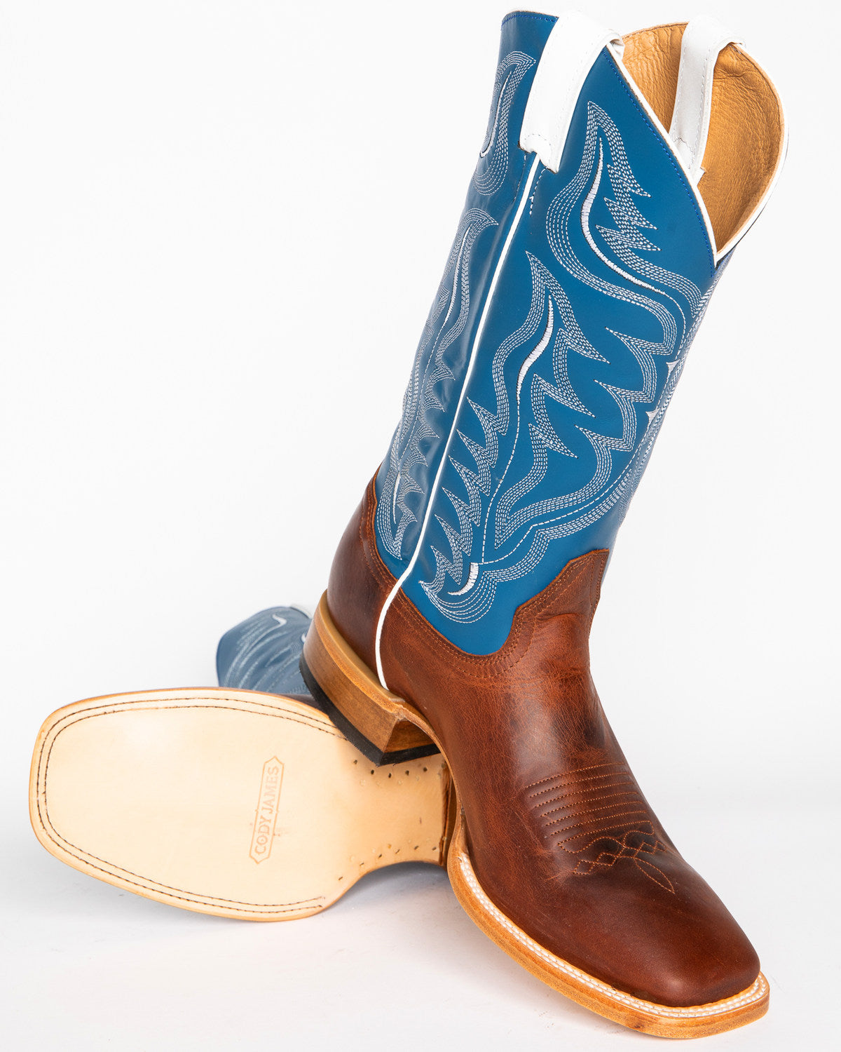 Men's Walker Western Boots - Broad Square Toe | Cody James Boots